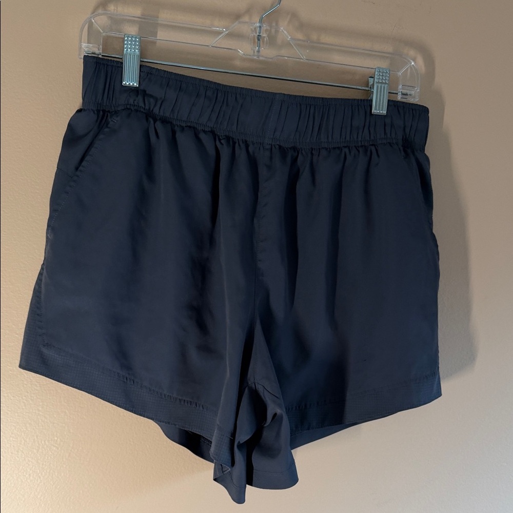 Athletic Works Women's Navy Elastic Waist Athletic Shorts